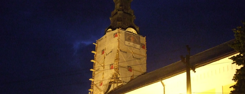 Szeged-Kiskundorozsma RK Templom homlokzat felújítás